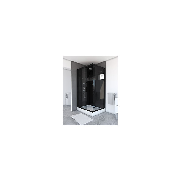 Cabine De Douche Mirror Space Rectangle Rectangle 110x80x215cm