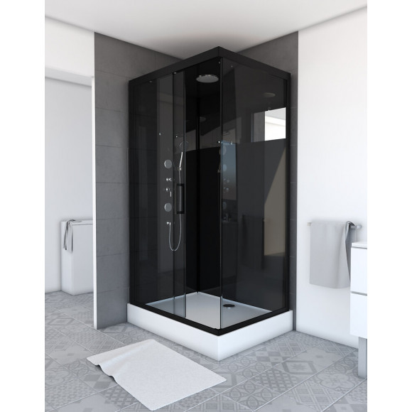 Cabine De Douche Mirror Space Rectangle Rectangle 110x80x215cm