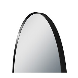 Miroir Salle De Bain Circulaire 60cm De Diametre - Finition Noir Mat - Ring Dark 60