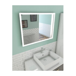 Miroir Salle De Bain Led Auto-éclairant Frame 60x80cm