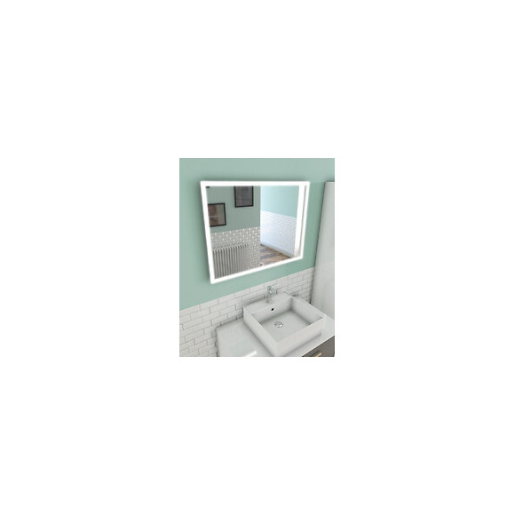 Miroir Salle De Bain Led Auto-éclairant Frame 60x80cm