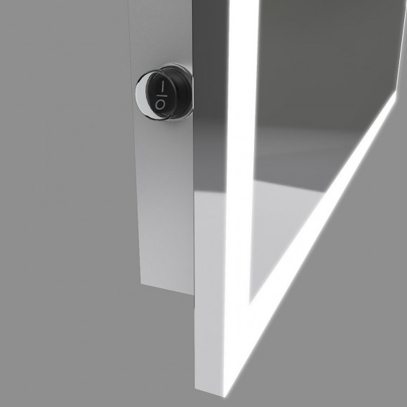 Miroir Salle De Bain Led Auto-éclairant Frame 60x80cm