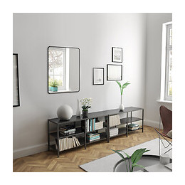 Miroir Salle De Bain Rectangle 60x80cm - Encadrement En Aluminium - Hob 60