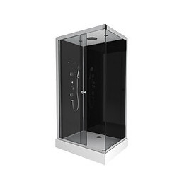 Cabine De Douche Rectangle 110x80x215cm - Raven