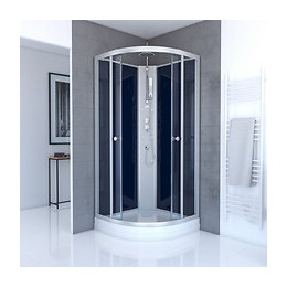 Cabine De Douche 1/4 De Cercle - 85x85x225cm - Nighty
