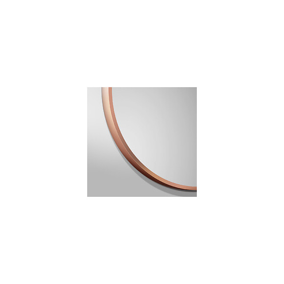 Miroir Salle De Bain Circulaire 60cm De Diametre - Finition Cuivre - Ring Brassy 60