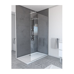 Paroi De Douche À L'italienne Freedom 2 Transparent 120 - 120x200cm Verre Transparent 8m