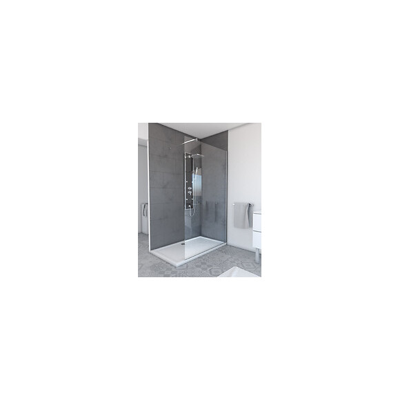 Paroi De Douche À L'italienne Freedom 2 Transparent 120 - 120x200cm Verre Transparent 8m