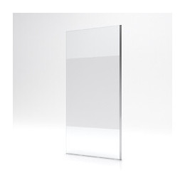 Paroi De Douche A L'italienne - 90x200 Cm Verre Transparent 8mm Avec Bande Depoli