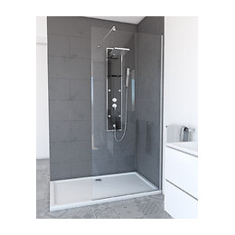 Paroi De Douche À L'italienne Freedom 2 Transparent 90 - 90x200cm Verre Transparent 8mm