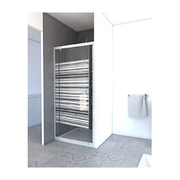 Paroi Porte De Douche 80x185 A Ouverture Frontale - Infinity Lines Front 80