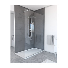 Paroi De Douche À L'italienne Freedom 2 Transparent 140 - 140x200cm Verre Transparent 8mm