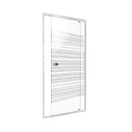 Paroi Porte De Douche 90x185 A Ouverture Frontale - Infinity Lines Front 90