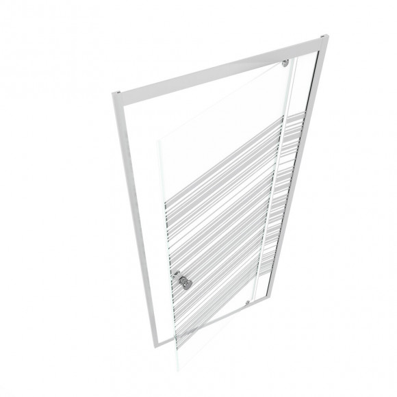 Paroi Porte De Douche 90x185 A Ouverture Frontale - Infinity Lines Front 90
