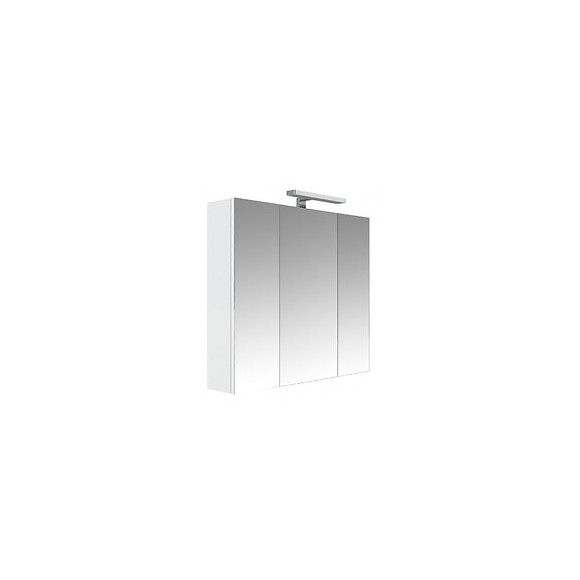 Armoire Miroir De Toilette Éclairante 80 Cm Juno 3 Portes