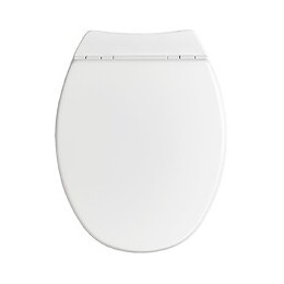 Abattant Wc En Bois Compressé - Fermeture Progressive Et Déclipsable Serenity 2 Blanc