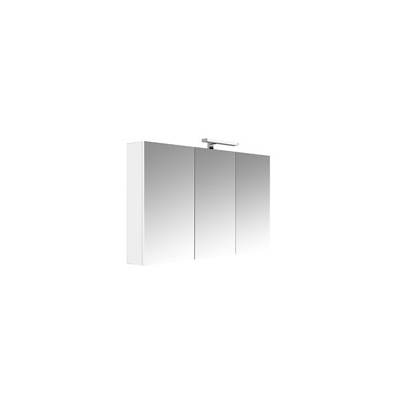 Armoire Miroir De Toilette Éclairante 120 Cm Juno 3 Portes Tryptique