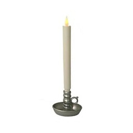 Bougie Flamme Led Vacillante - Cire Véritable - 25cm