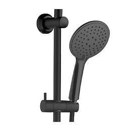 Essegoia Colonne De Douche Thermostatique Noire Mate