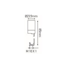 Support Bougie Isolant Thermodurcissable - Femelle Becs - H85mm