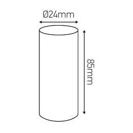 Fourreau D.24 Ivoire Patine H.85mm Avec Gouttes