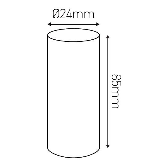 Fourreau D.24 Ivoire Patine H.85mm Avec Gouttes