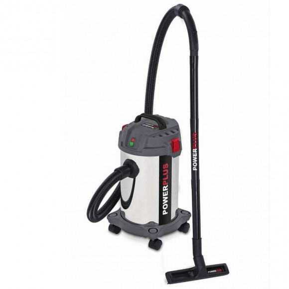 Aspirateur 15l Powerplus, Cuve Inox Eau-poussière