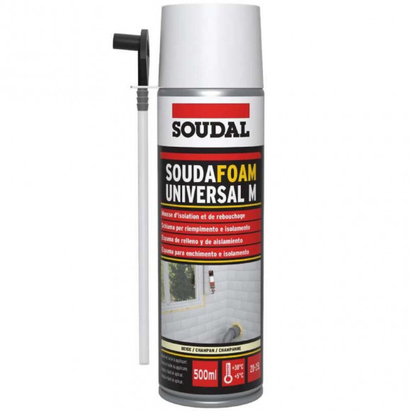 Bombe Mousse Polyuréthane Expansive 500 Ml Soudal