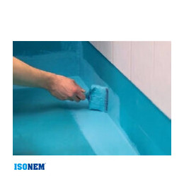 Résine D'étanchéité Sous Carrelage - Avant Carrelage - Douche, Baignoire, Balcon - Alfas - Isonem Df 9 - Gris - 18 Kg