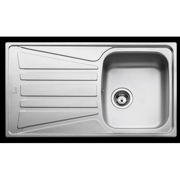 Basico 86 1 Cuve 1 Égouttoir Évier Inox Toile