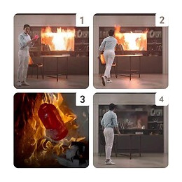 Extincteur Jetable - Appartement, Maison, Voiture - Isonem Anti Molotov - Alfas - 0,850 G