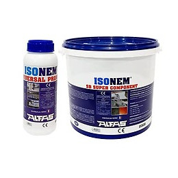 Résine - Kit De Résine D'étancheité Grise + Résine D'adherence - ISONEM - Universal Primer 1l + Résine D'étanchéité SB