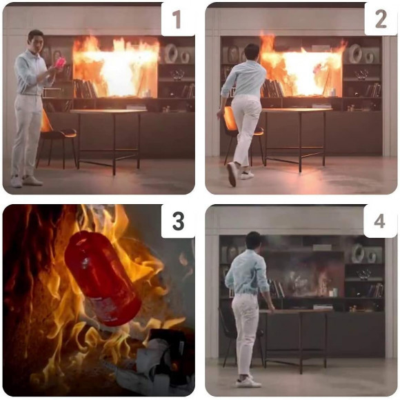 Extincteur Jetable - Appartement, Maison, Voiture - Isonem Anti Molotov - Alfas - 0,850 G