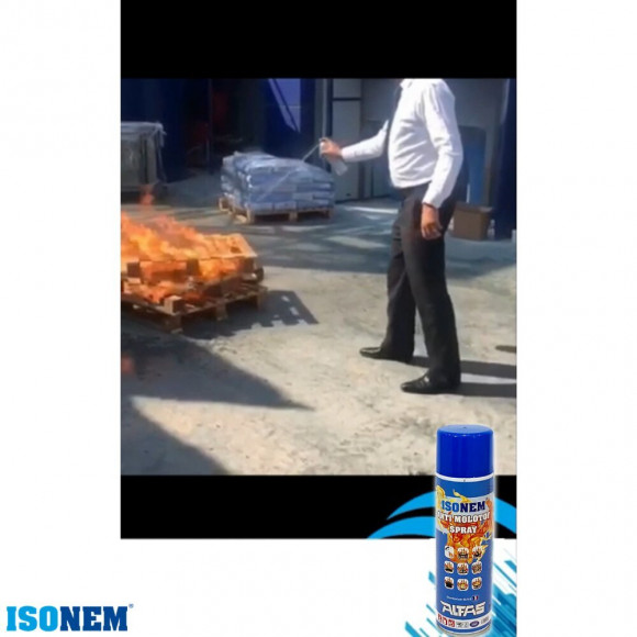 Extincteur - Isonem - Extincteur Voiture, Maison - Extincteur Léger En Spray -  Anti Molotov Spray - 500g