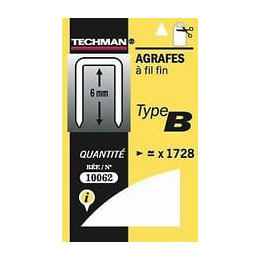 Agrafes 6 Mm - Type B