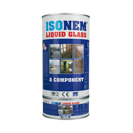 Résine Sol Intérieur/extérieur - Vernis Étanche Aux Liquides - Mat Et Transparent - Alfas - Isonem Liquid Glass - 4 Kg