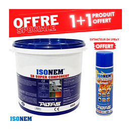 Résine - Etanchéité Liquide Toit Plat, Casquette Béton, Terrasse, Balcon - Circulable - Sans Solvant - Alfas - Isonem Sb Co