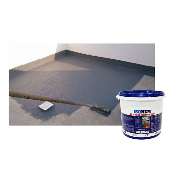 Résine - Etanchéité Liquide Toit Plat, Casquette Béton, Terrasse, Balcon - Circulable - Sans Solvant - Alfas - Isonem Sb Co