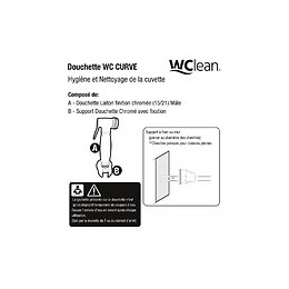 Douchette Wc Curve Hygiène Intime