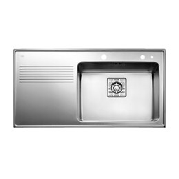 Savon Évier 1 Grande Cuve 1 Égouttoir Gauche Inox