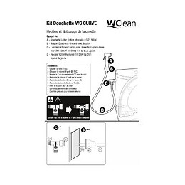 Kit Douchette Wc Curve Hygiène Intime En Laiton Chromé