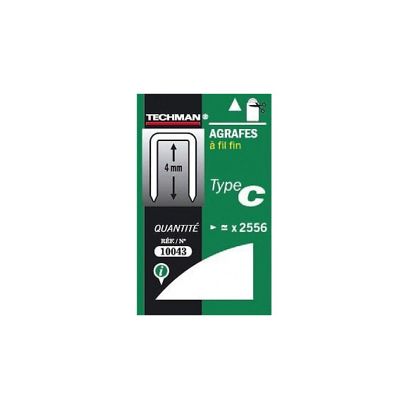 5000 Agrafes Type C 6 Mm