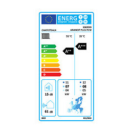 Pompe À Chaleur Connecté Air / Eau Monobloc Arianext Plus M Avec Appoint Électrique Chaffoteaux 7 Kw Monophasé
