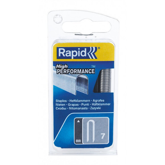 Lot De 960 Cavaliers Fil Plat Rapid 7, 12 Mm