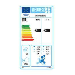 Pompe À Chaleur Air / Eau Monobloc Aquasnap Carrier 8 Kw Monophasé