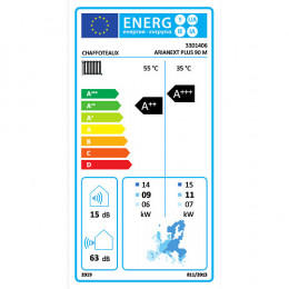 Pompe À Chaleur Connecté Air / Eau Monobloc Arianext Plus M Avec Appoint Électrique Chaffoteaux 9 Kw Monophasé
