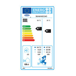 Pompe À Chaleur Air / Eau Monobloc Aquasnap Carrier 15 Kw Monophasé Avec Kit Hydraulique