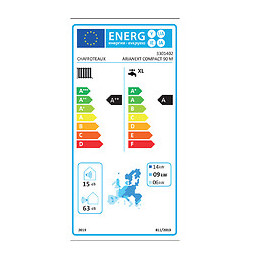 Pompe À Chaleur Connecté Air / Eau Monobloc Arianext Compact M Avec Appoint Électrique Chaffoteaux 9 Kw Monophasé