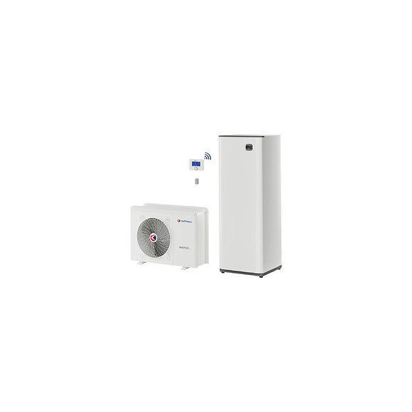 Pompe À Chaleur Connecté Air / Eau Monobloc Arianext Compact M Avec Appoint Électrique Chaffoteaux 9 Kw Monophasé
