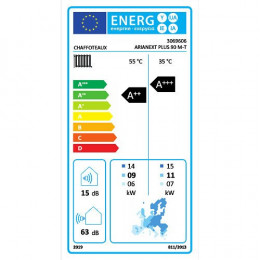 Pompe À Chaleur Connecté Air / Eau Monobloc Arianext Plus M Avec Appoint Électrique Chaffoteaux 9 Kw Triphasé